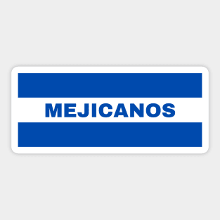 Mejicanos City in El Salvador Flag Colors Sticker